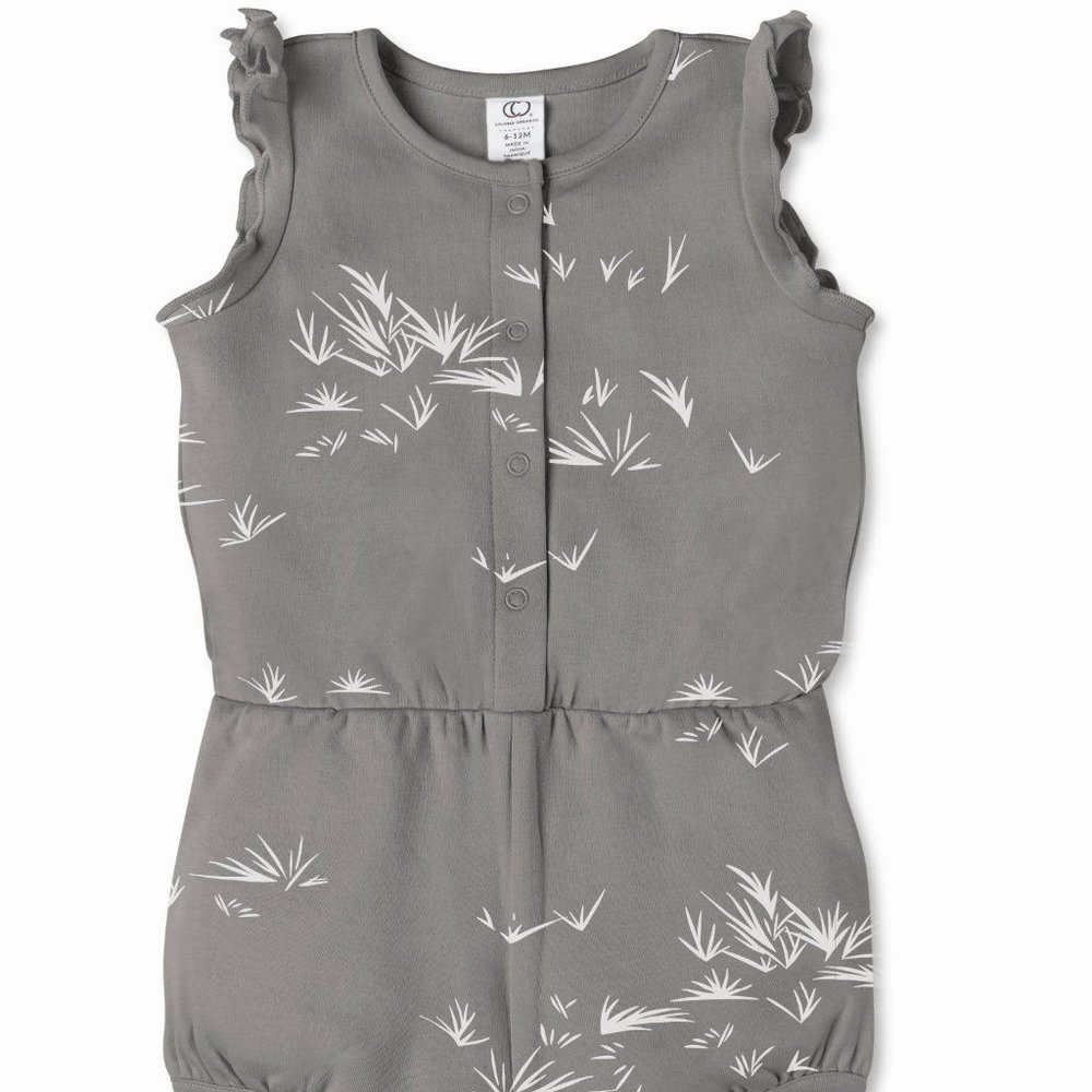 Amelia Romper - Grass Print